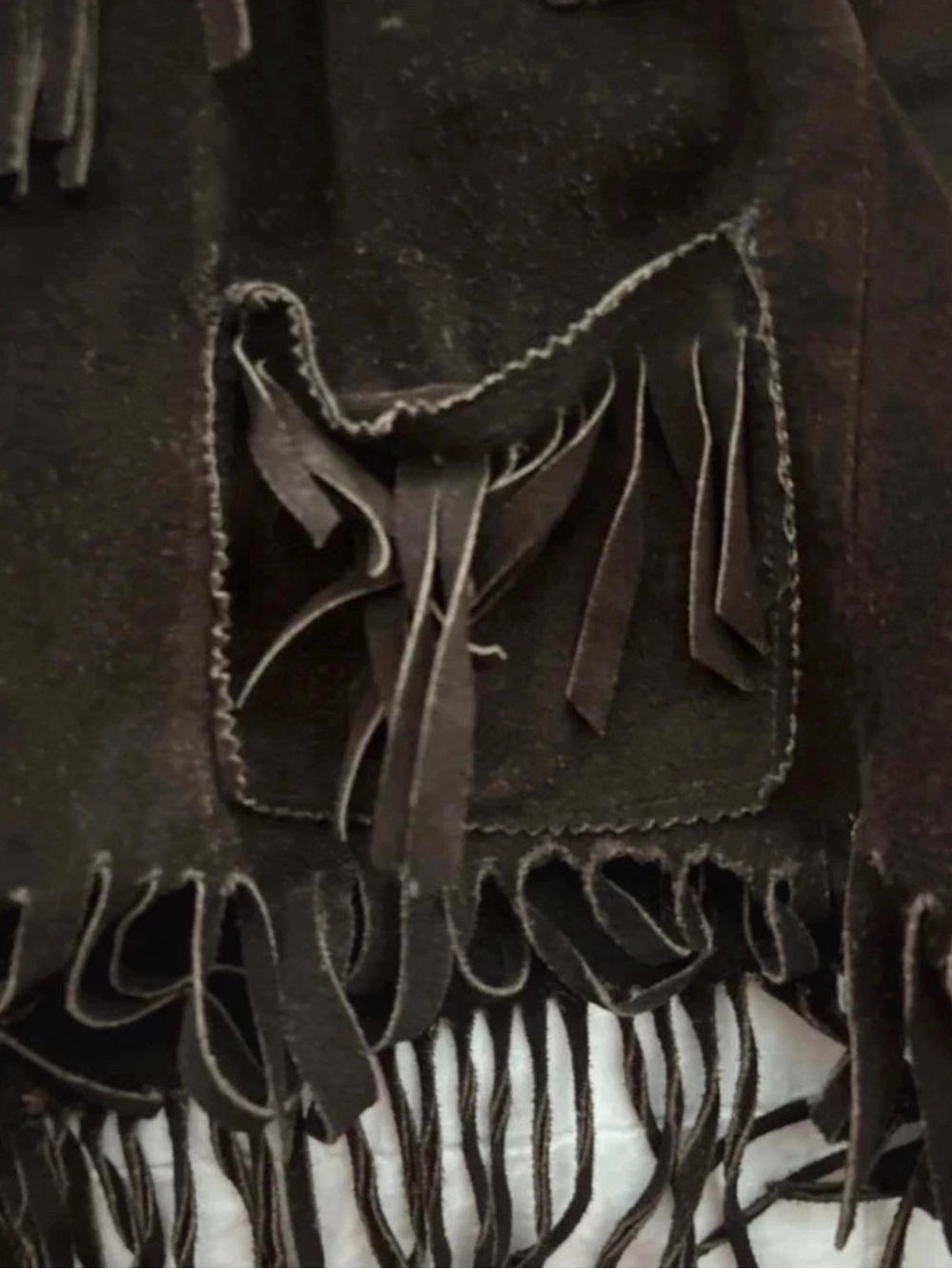 Unk Dark Brown Suede Fringe Jacket - Women's Western-Inspired - Picture 7 of 10